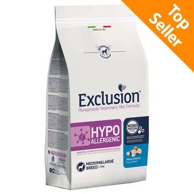 Exclusion Diet Hypoallergenic Pesce & Patate Crocchette cane
