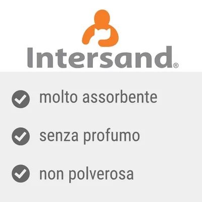 Intersand, molto assorbente, senza profumo, non polverosa