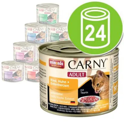 Økonomipakke: 24 x 200 g animonda Carny Adult