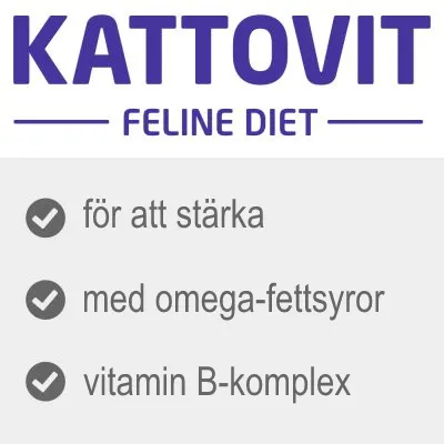 KATTOVIT FELINE DIET: för att stärka, med omega-fettsyror, vitamin B-komplex