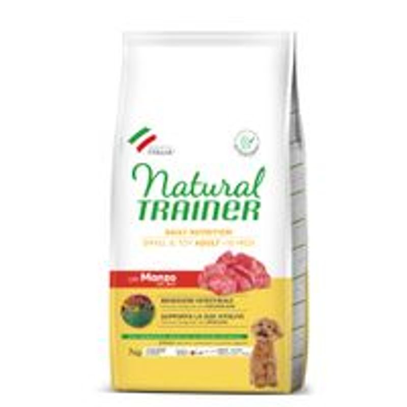 Natural Trainer Adult Small & Toy met Rundvlees