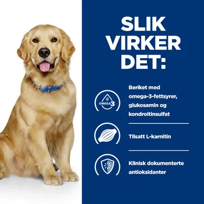 Hill's Prescription Diet Canine j/d Reduced Calorie Joint Care med kylling