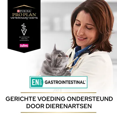 Purina Pro Plan Veterinary Diets, EN St/Ox Gastrointestinal. Gerichte voeding ondersteund door dierenartsen. De expertise van een dierenarts. isfm.