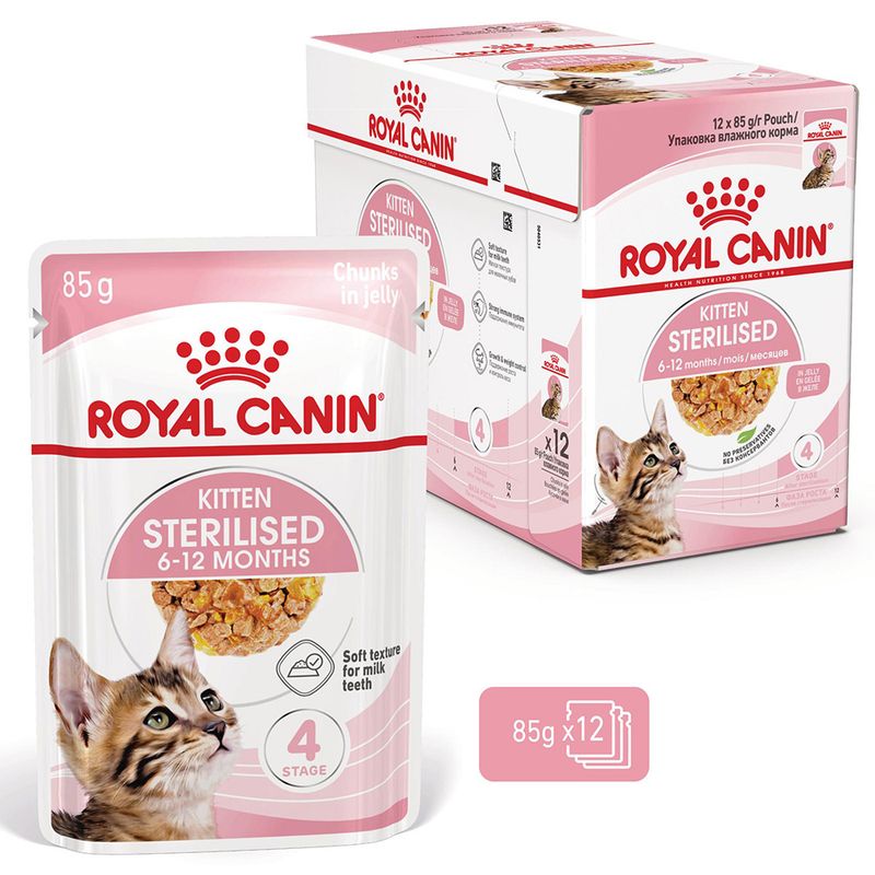 Royal Canin Sterilized Kitten v želé