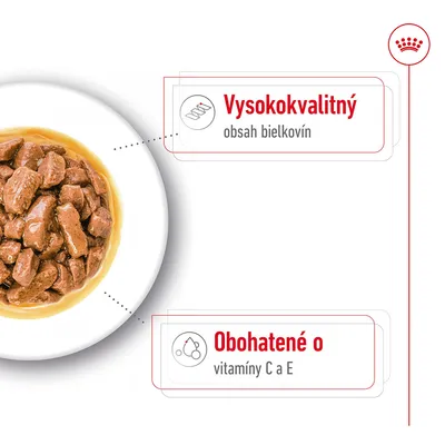 Vysokokvalitný obsah bielkovín. Obohatené o vitamíny C a E.