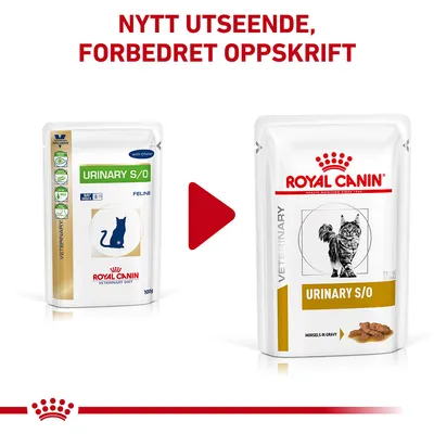 Royal Canin Veterinary Feline Urinary S/O i saus eller mousse