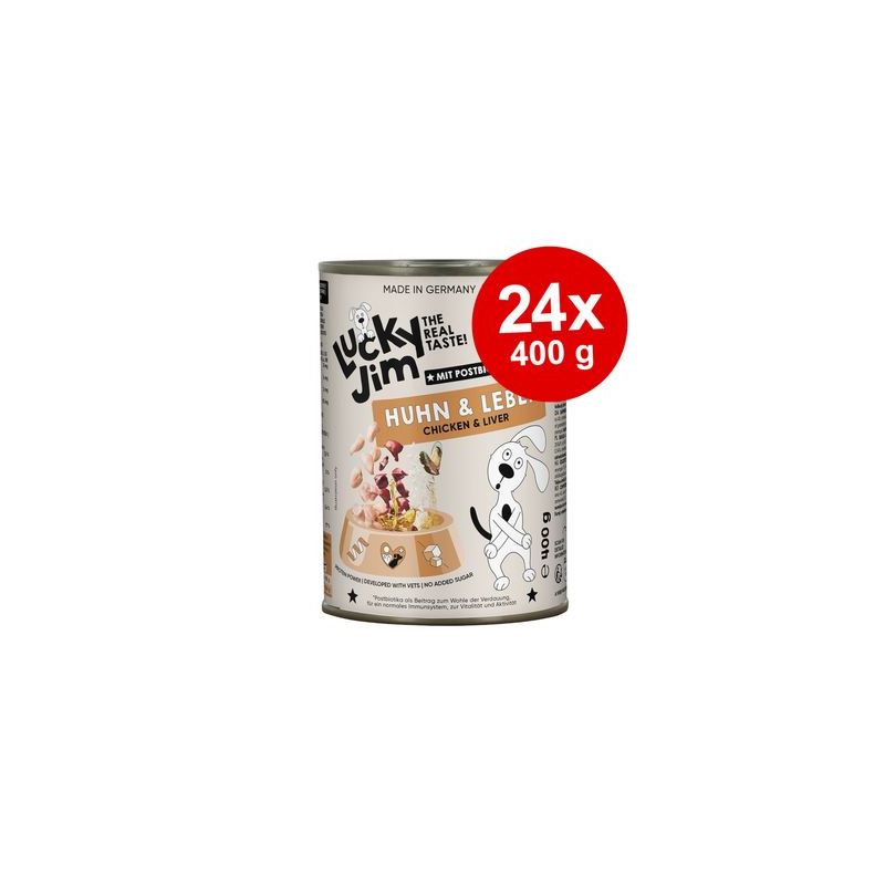 Lucky Jim Adult 24 x 400 g voordeelverpakking