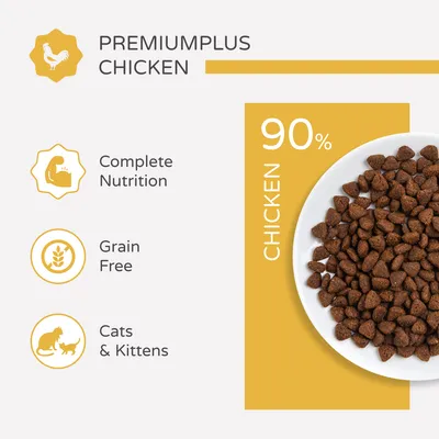 thrive PremiumPlus Dry Cat Food - Chicken - 1.5kg