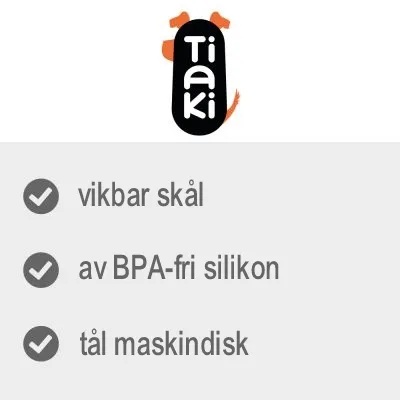 Tiaki. Vikbar skål, av BPA-fri silikon, tål maskindisk.