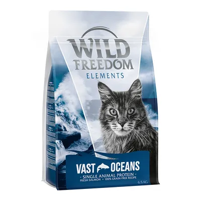 Wild Freedom Elements Vast Oceans, yksi eläinproteiini, tuore lohi, 100 % viljaton resepti, 6,5 kg.