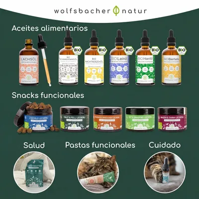 Wolfsbacher Natur Piel y pelaje snacks para perros Wolfsbacher Natur Piel y pelaje snacks para perros