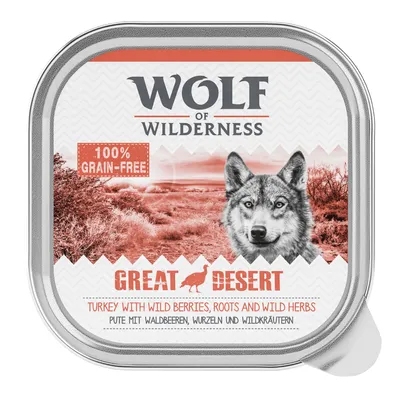 Wolf of Wilderness Great Desert. 100% kornfri. Kalkun med skovbær, rødder og vilde urter.
