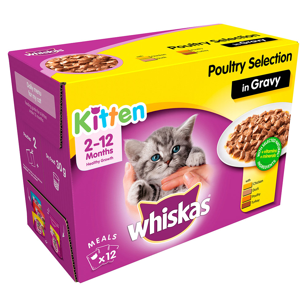 Whiskas Junior Jumbopack kapsičky 96 x 85 g - míchané balení v omáčce (8 druhů) (85 g)