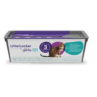LitterLocker Plus Navulset – 8 Achthoekige Cassettes Voor Kattenbak, AIRSEAL Geurbarrière, 2 Maanden Per Stuk