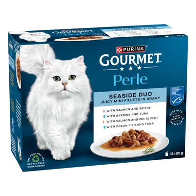 Gourmet Perle Pouches Mixed Pack - Saver Pack: Connoisseur's Collection in Gravy (24 x 85g)