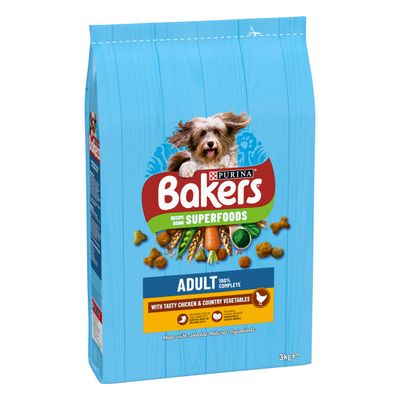 Bakers Adult with Tasty Chicken & Country Vegetables 3kg
