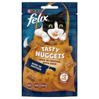 4 x Felix Cat Treats 3 + 1 Free! * - Tasty Nuggets Chicken with Duck (4 x 50g)