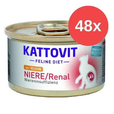 Sparpaket Kattovit Dose 48 x 85 g - Sensitive Mix (Huhn + Pute) Sparpaket Kattovit Dose 48 x 85 g - Sensitive Mix (Huhn + Pute)