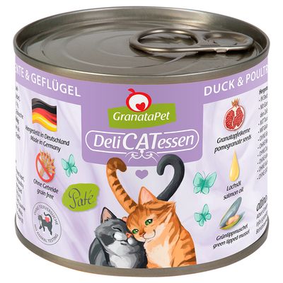 GranataPet DeliCatessen 6 x 200 g Ente & Geflügel