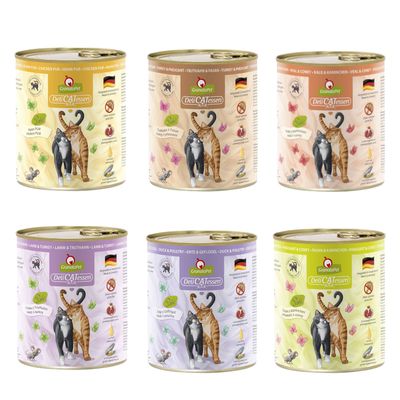 GranataPet DeliCatessen Kattenvoer Probeerpakket 12 x 800 g Probeerpakket III