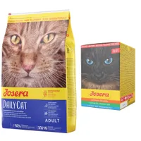 Zestaw: 10 kg Josera +  Josera Filet, saszetki, 6 x 70 g w super cenie! - DailyCat, 10 kg