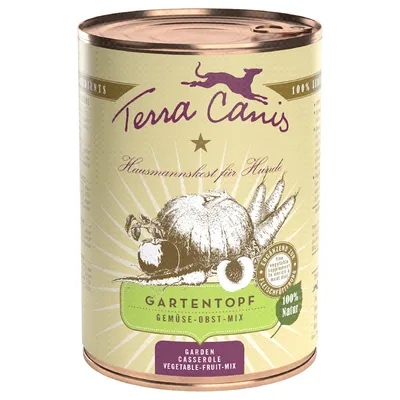 Terra Canis Garden Crop - Fruit & Vegetable Mix - 6 x 400g