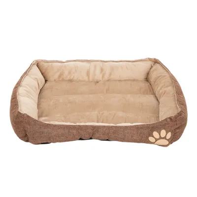 Panier rectangulaire Basic pour chien et chat - L 54 x l 48 x H 11 cm