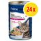 Pack ahorro mixto: Porta 21 Feline  24 x 400 g Pack mixto con 4 surtidos de pollo y atún