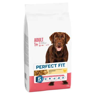 PERFECT FIT Adult 1+, богатый курицей, сухой корм, 6 кг. Поддерживает здоровье всего организма благодаря формуле Total 5. PERFECT FIT Adult 1+, богатый курицей, сухой корм, 6 кг. Поддерживает здоровье всего организма благодаря формуле Total 5.