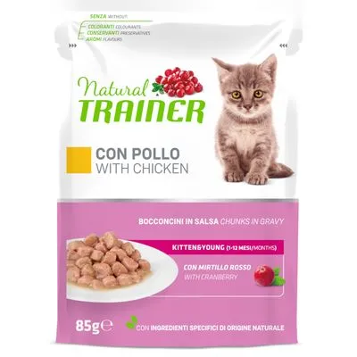 Natural Trainer Kitten & Young natvoer voor kittens - 12 x 85 g Tonijn