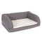 Orthopädisches Hundesofa grau Grösse S: L 75 x B 50 x H 25 cm