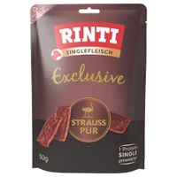 RINTI Singlefleisch Exclusive Snack, 50 g - Struś, 50 g