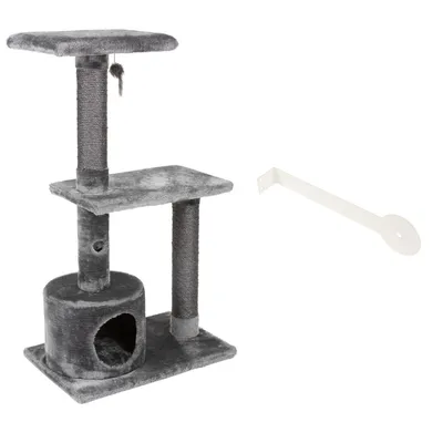 Arbre à chat Erebus - gris foncé + support de fixation universel