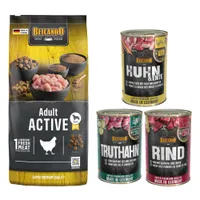 Lot mixte Belcando 15 kg / 12,5 kg + 6 x 400 g pour chien - Adult Active (12,5 kg)