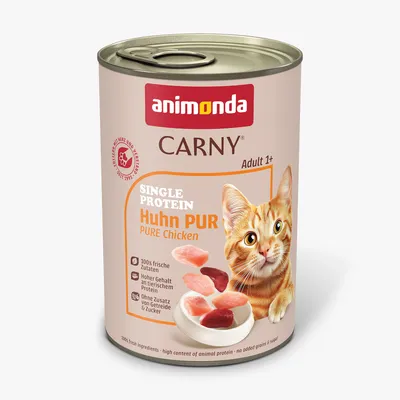 animonda Carny Single Protein Adult 6 x 400 g - Pollo puro