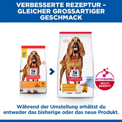 Hill's Science Plan Mature Adult 7+ Medium Light mit Huhn - 14 kg