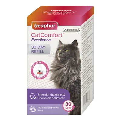 beaphar CatComfort® Excellence Calming Diffuser for Cats - Refill Vial (48ml)