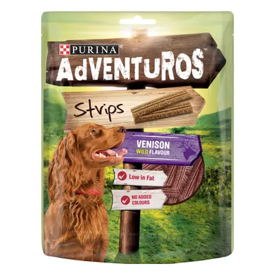 AdVENTuROS Strips Venison - 90g AdVENTuROS Strips Venison - 90g