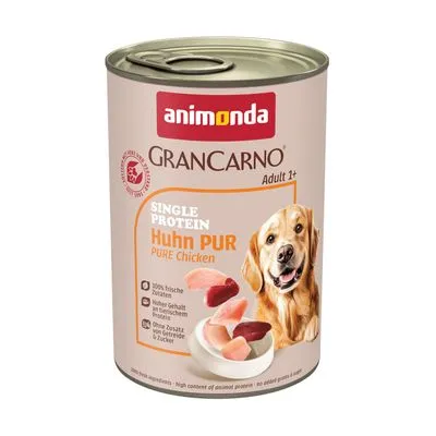 Animonda GranCarno Adult Single Protein Hondenvoer 24 x 400 g - Puur Rundvlees