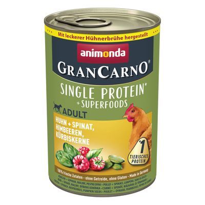 animonda GranCarno Adult Superfoods 6 x 400 g Hondenvoer
