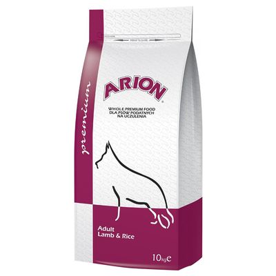 Arion Premium, jagnięcina i ryż 10 kg