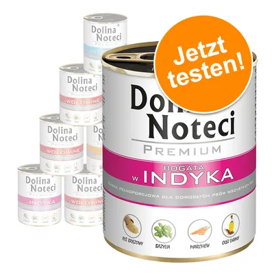 Dolina Noteci Premium. Nassfutter für Hunde mit Truthahn, braunem Reis, Basilikum, Karotten und Leinöl. Jetzt testen!
