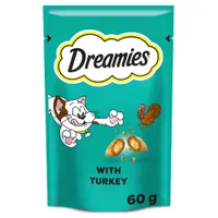 Dreamies Cat Snack Classic - Saver Pack: 8 x with Turkey