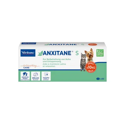 Virbac Anxitane S pour chien et chat - 30 comprimés