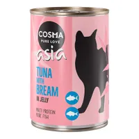 Cosma Asia in Jelly 6 x 400g - Tuna with Bream