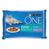 PURINA ONE Indoor Cat 4 x 85 g tuńczyk, cielęcina