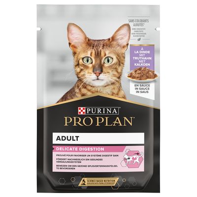 PURINA PRO PLAN Cat Adult Delicate Digestion 6 x 85 g Curcan