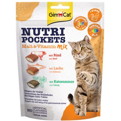 GimCat Nutri Pockets Malt-Vitamin Mix (150 g)