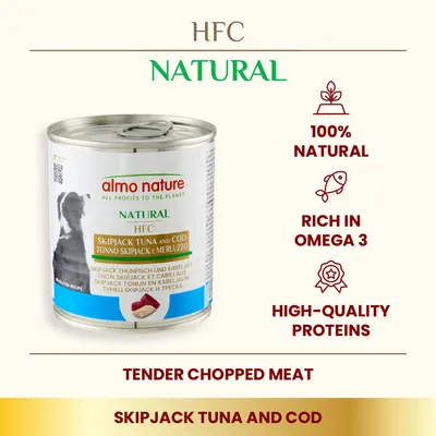 Almo Nature HFC 6 x 280g / 290g - dog wet food - Beef with Ham (290g)