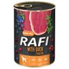 Rafi Adult 24 x 400 g Con pato, arándanos y arándanos rojos